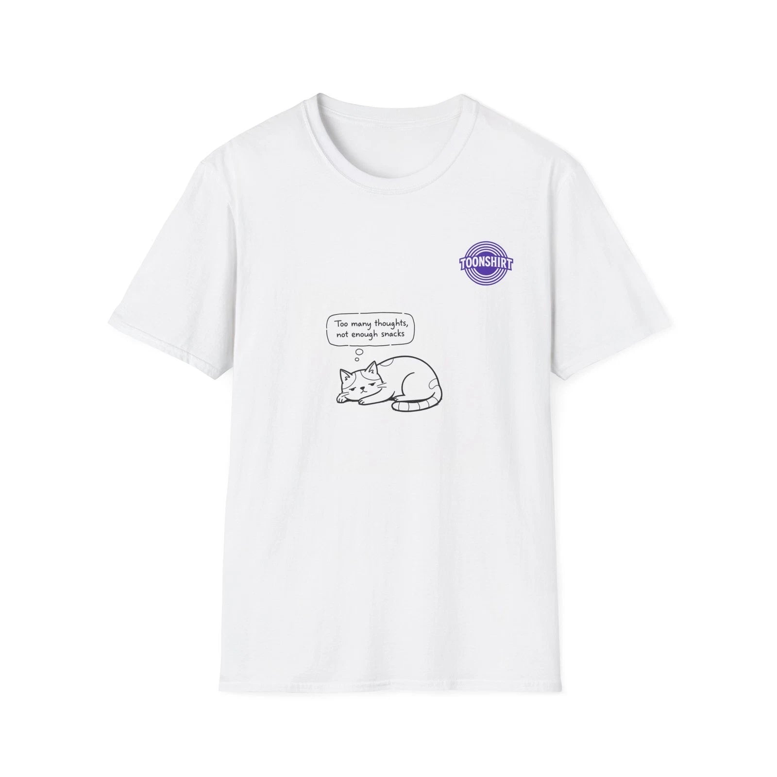 Cute Cat Cartoon Graphic T-Shirt