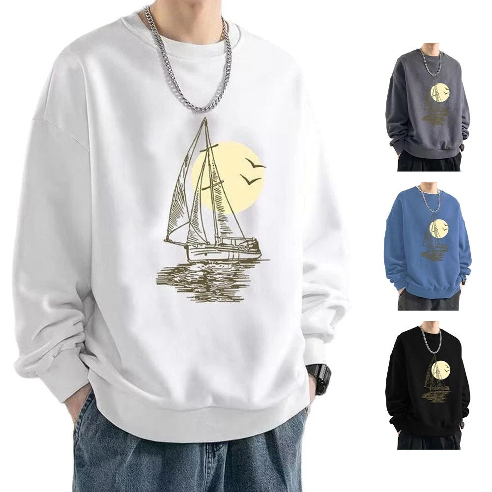 Casual Sweatshirt Applicable For Men Comfortable Sweatshirt Daily Wear Top