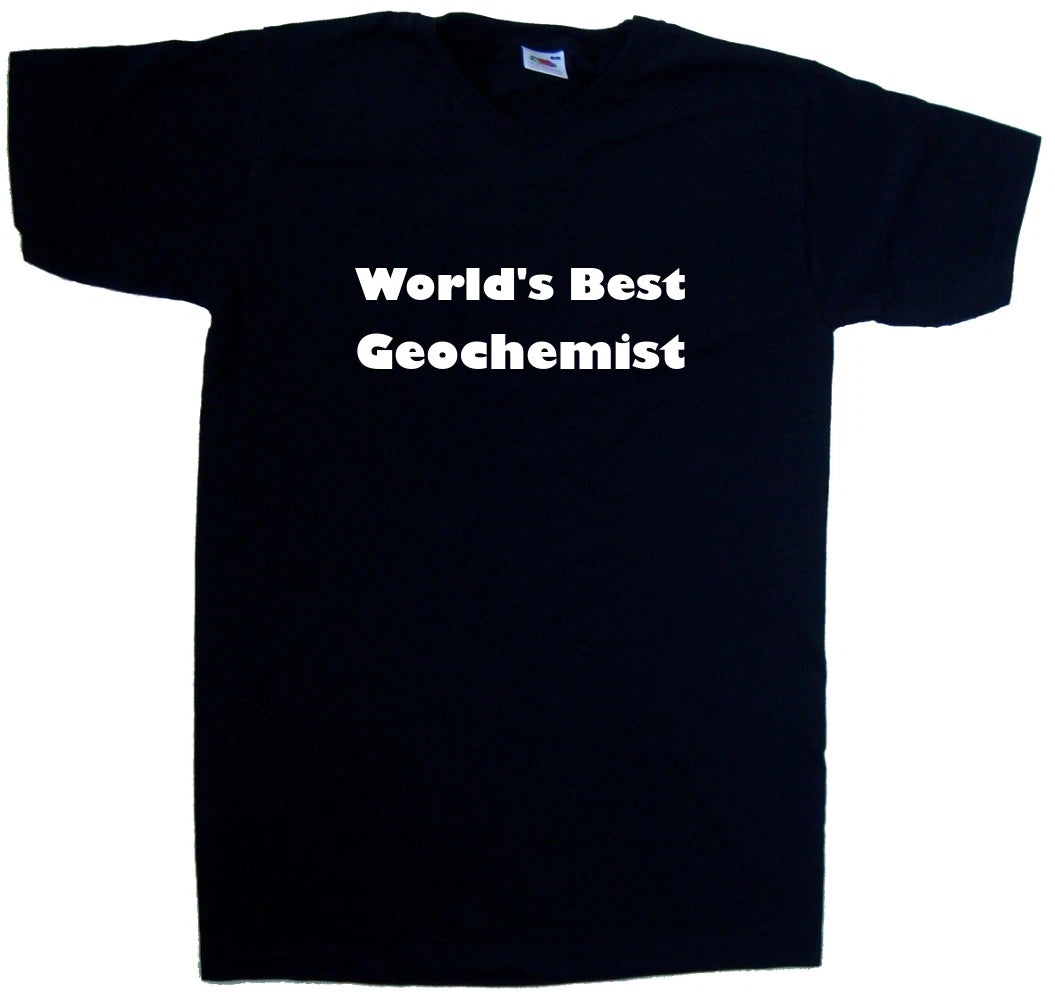 World's Best Geochemist V-Neck T-Shirt