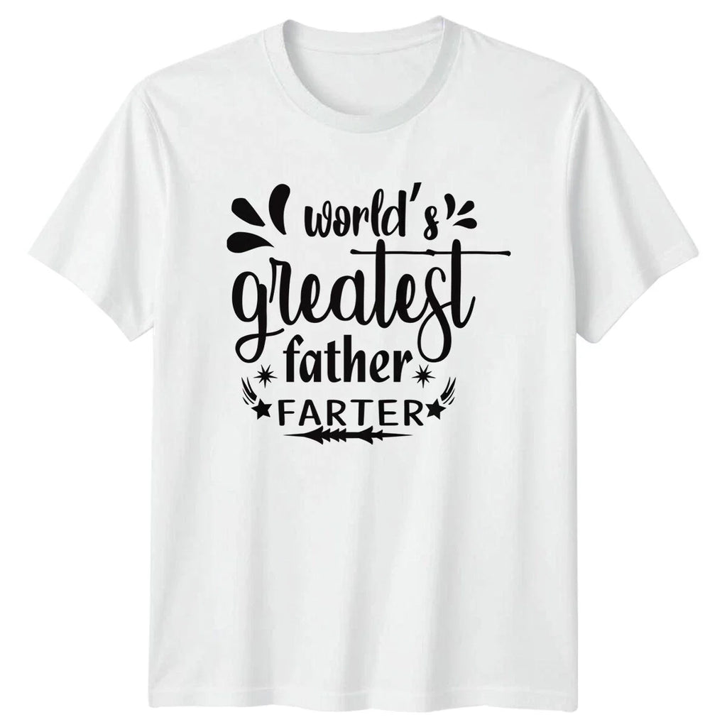 Worlds Greatest Father Farter T-Shirt Funny Dad Joke T-Shirt