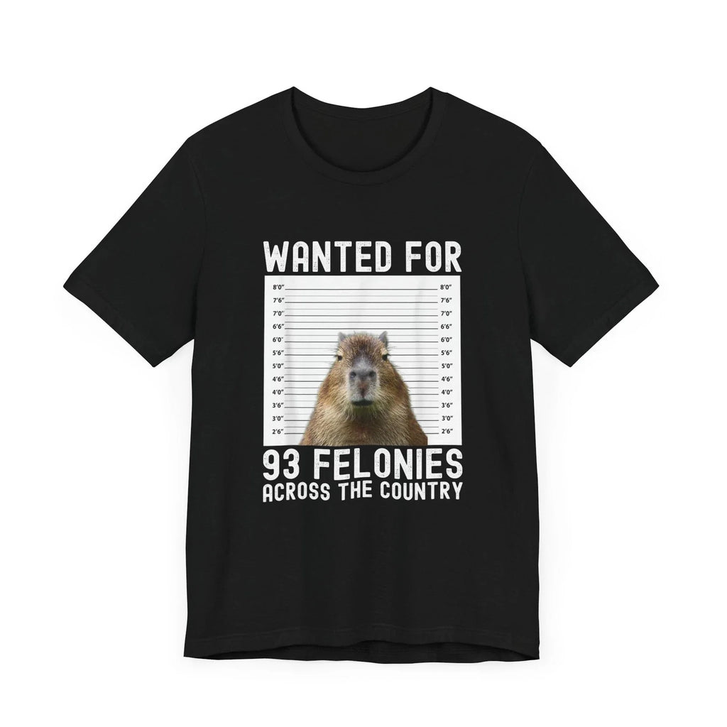 Capybara Mugshot Wanted Poster Meme shirt ,Capybara shirt ,Mugshot Wanted Poster