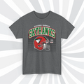 Raleigh Durham Skyhawks 1991 WLAF Vintage Football Helmet T-Shirt