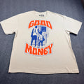 AKOO Graphic Tee Men's XL Tan Good Money Basketball Streetwear Shirt