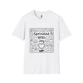 Joyful Doodle T-Shirt - Unisex Softstyle Tee, Cute Graphic Shirt