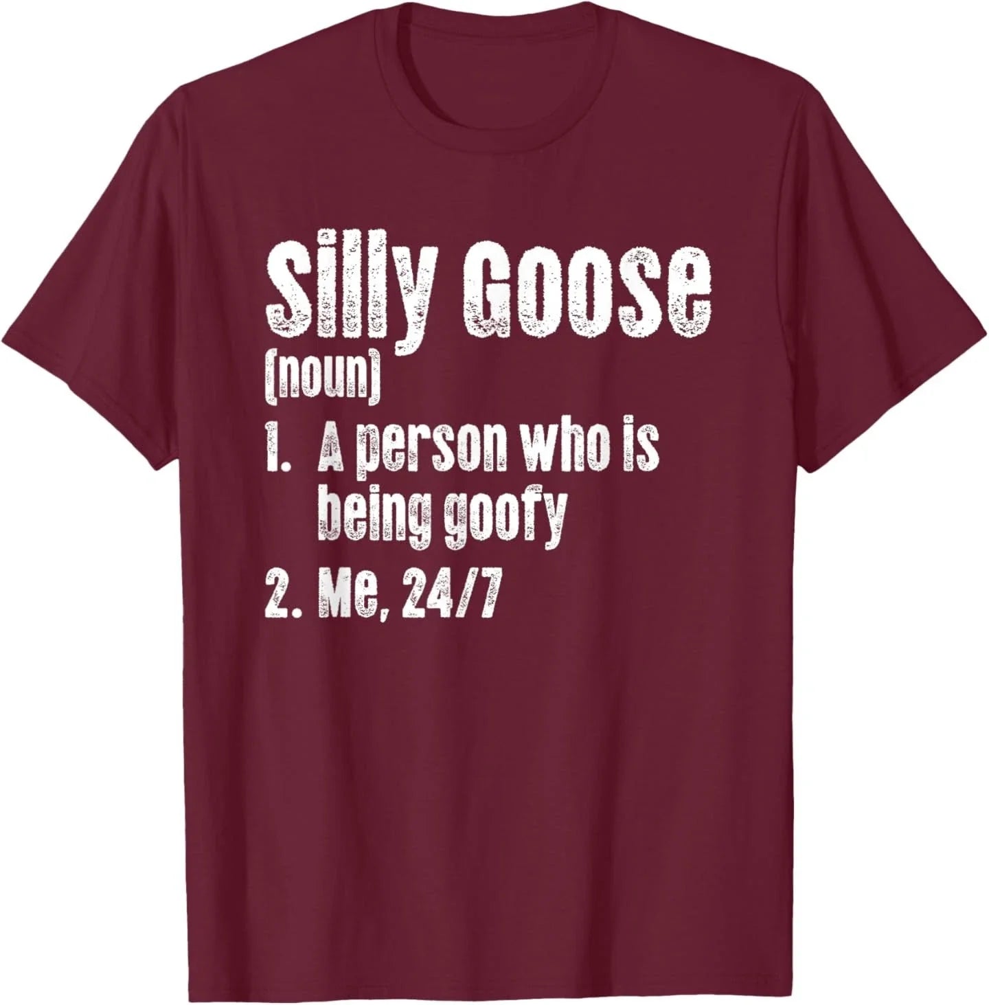 Silly Goose Dictionary Definition Ironic Meme T-Shirt