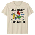 Electricity Explained T-Shirt Electrical Engineering Science Birthday Gift