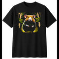 Syrian Hamster in the Swamp Botanical Mens T-Shirt Cute Kawaii Adorable Novelty
