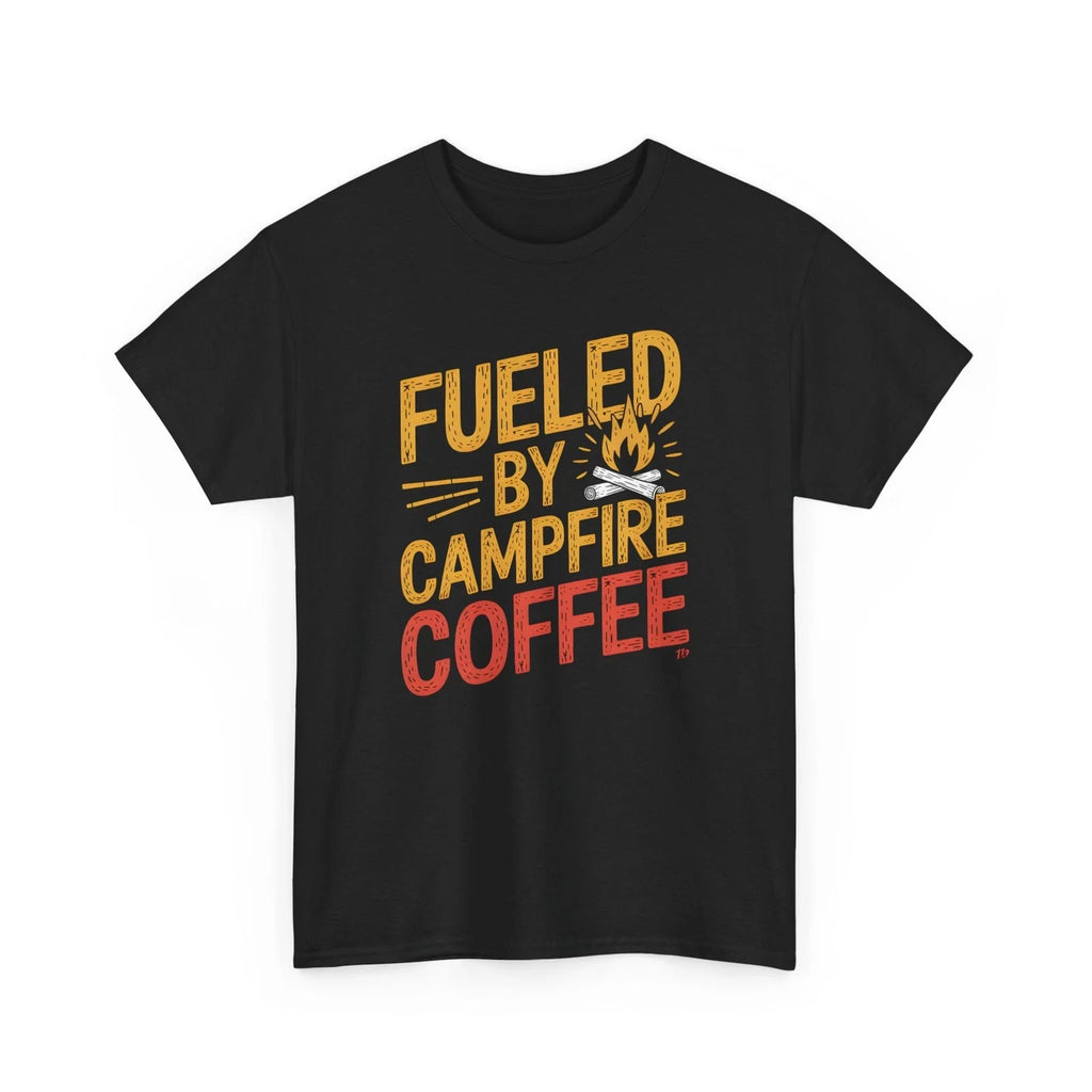 Fueled by Campfire Coffee T-Shirt Unisex Camping Hiking Outdoor Graphic Tee