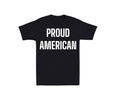 Proud American Mens T-shirt USA American Laugh Joke Novelty Support Gift Dad Tee