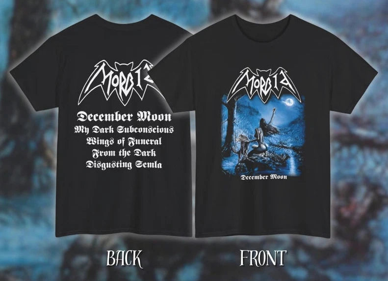 Morbid - December Moon | Gildan Heavy Cotton Tee | Size- S, M, L, XL, 2-5 XL
