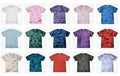 Colortone Multi-Color Crystal Wash Tie-Dye T-Shirts | Kids & Adults | 100% Pre-S