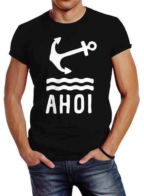 Men's Anchor Ahoy Slim Fit Neverless® T-Shirt