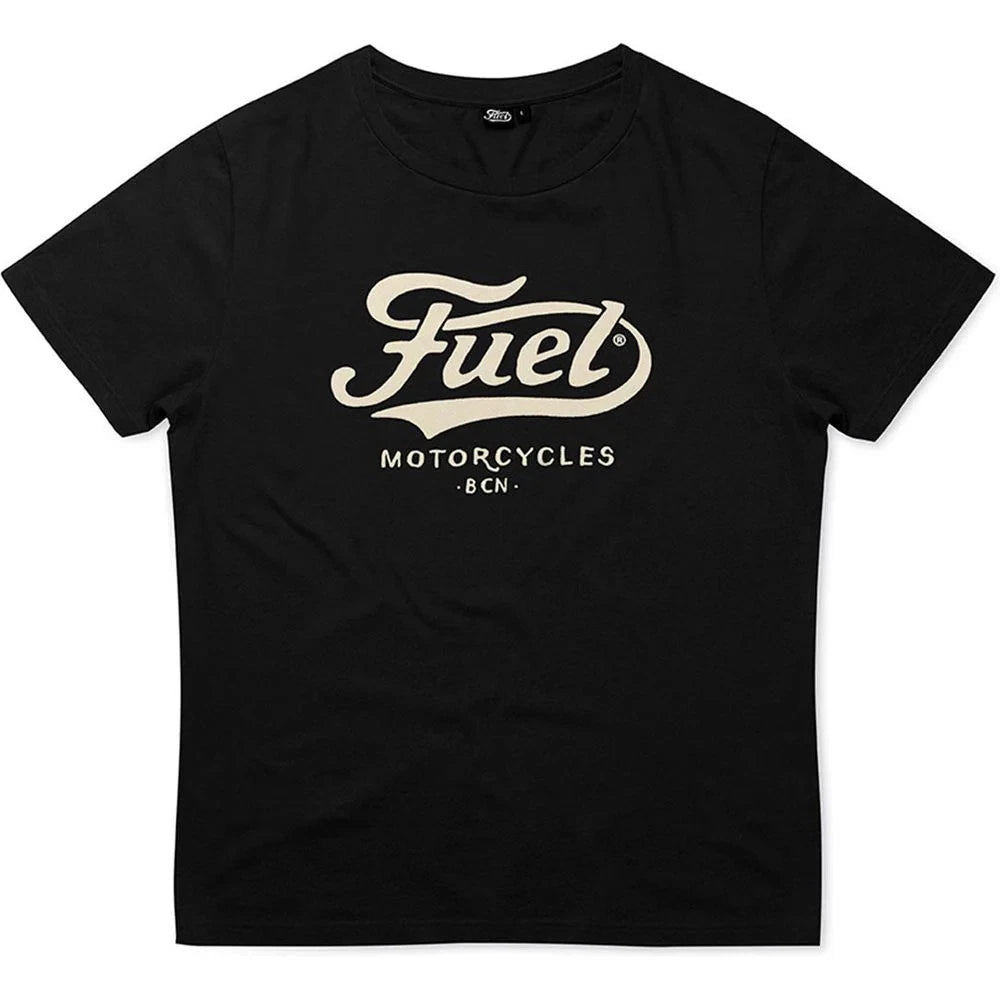 Fuel Cotton Fashionable Casual Wear T-Shirt Black