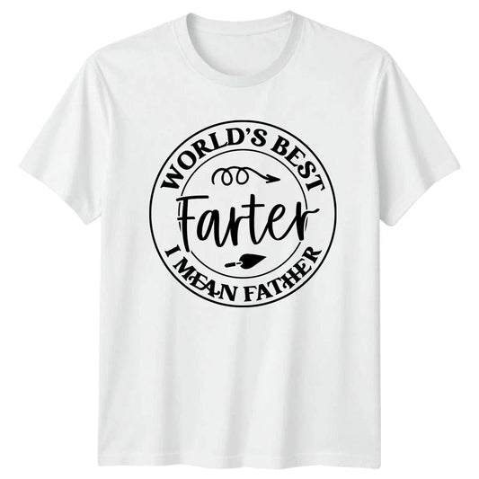 Worlds Best Farter I Mean Father Dad Joke Mens T-Shirt