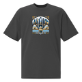 Oversized faded t-shirt (KAZAKHSTAN)