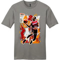 NEW ART SOCIETY MJ WILDSTYLE TEE SHIRT GREY SMALL-4XLARGE MADE IN USA