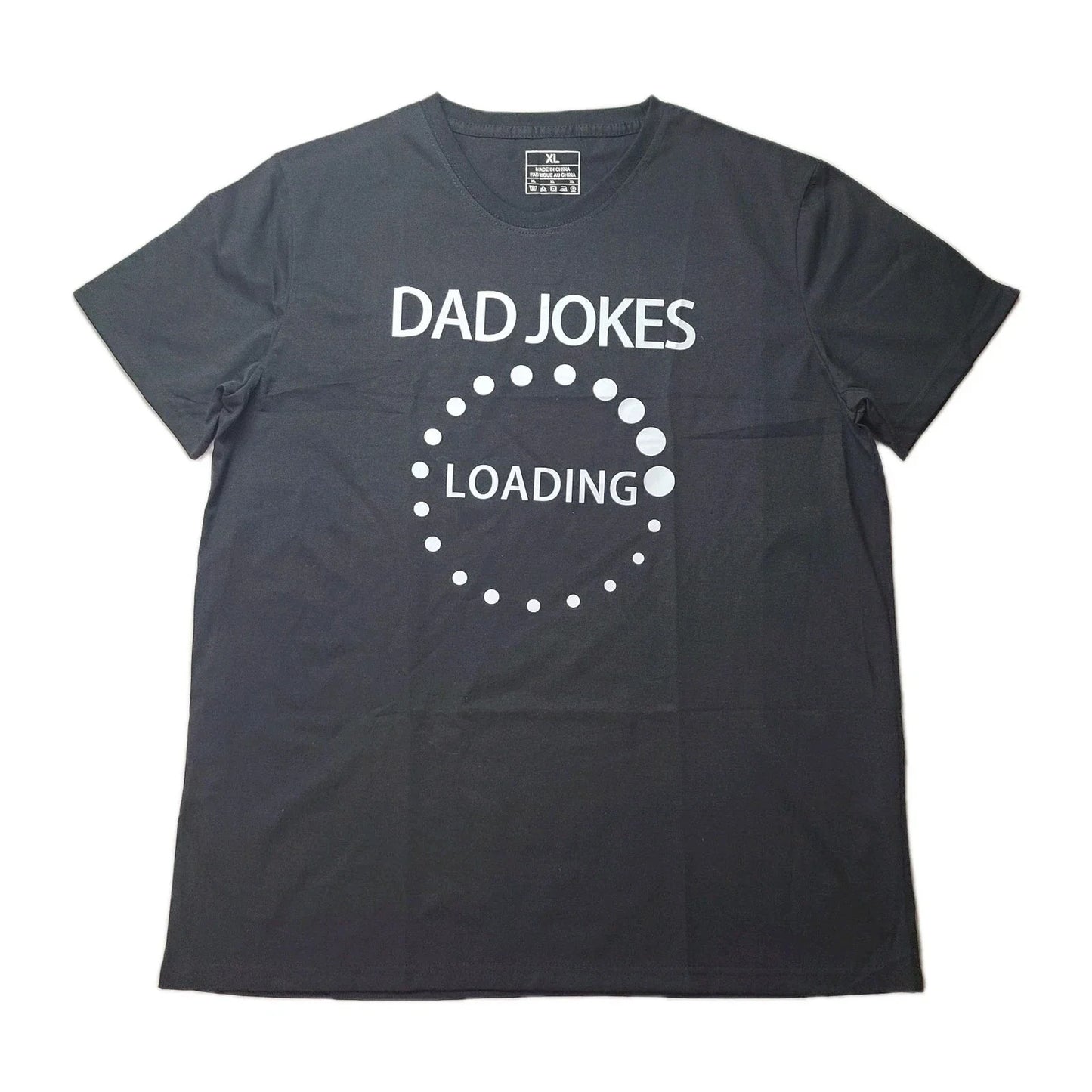 Dad Jokes Loading Funny T-shirt Size XL Gift For Dad Fathers Day Birthday NEW
