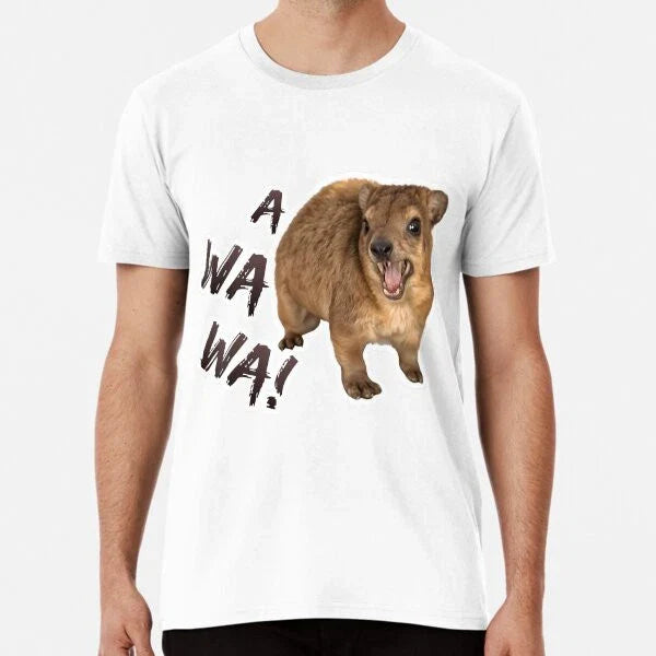 Awawa! Angry Screaming Hyrax Meme - Cute & FT-Shirt S-5XL Best T-Shirt