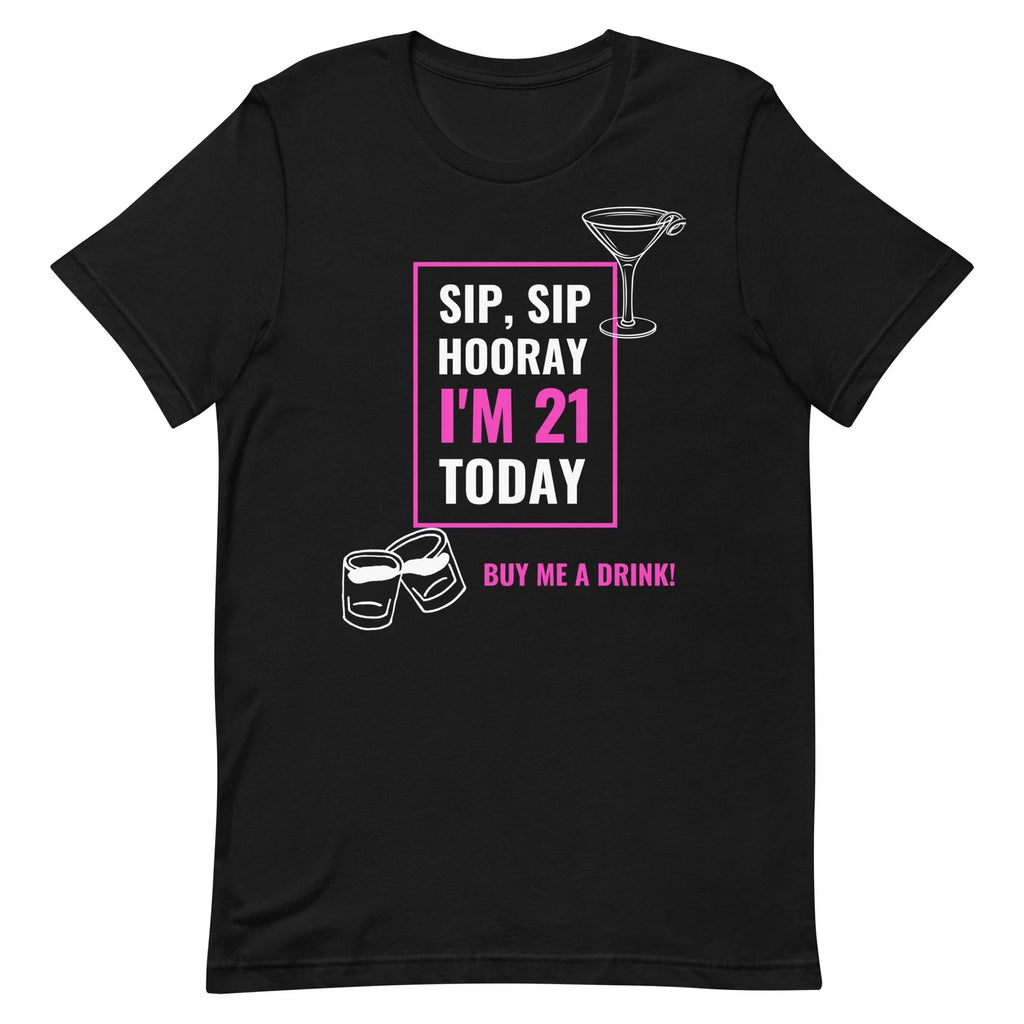 21st Birthday Meme T Shirt Black…