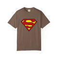 Superman tshirt with classic vintage Superman logo, Comic Book Tee, Superhero