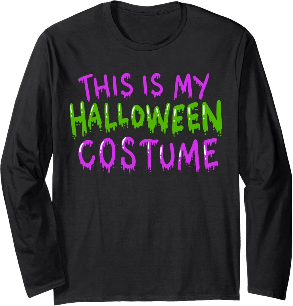 This is my Halloween Costume Lazy Costume Long Sleeve T-Shirt