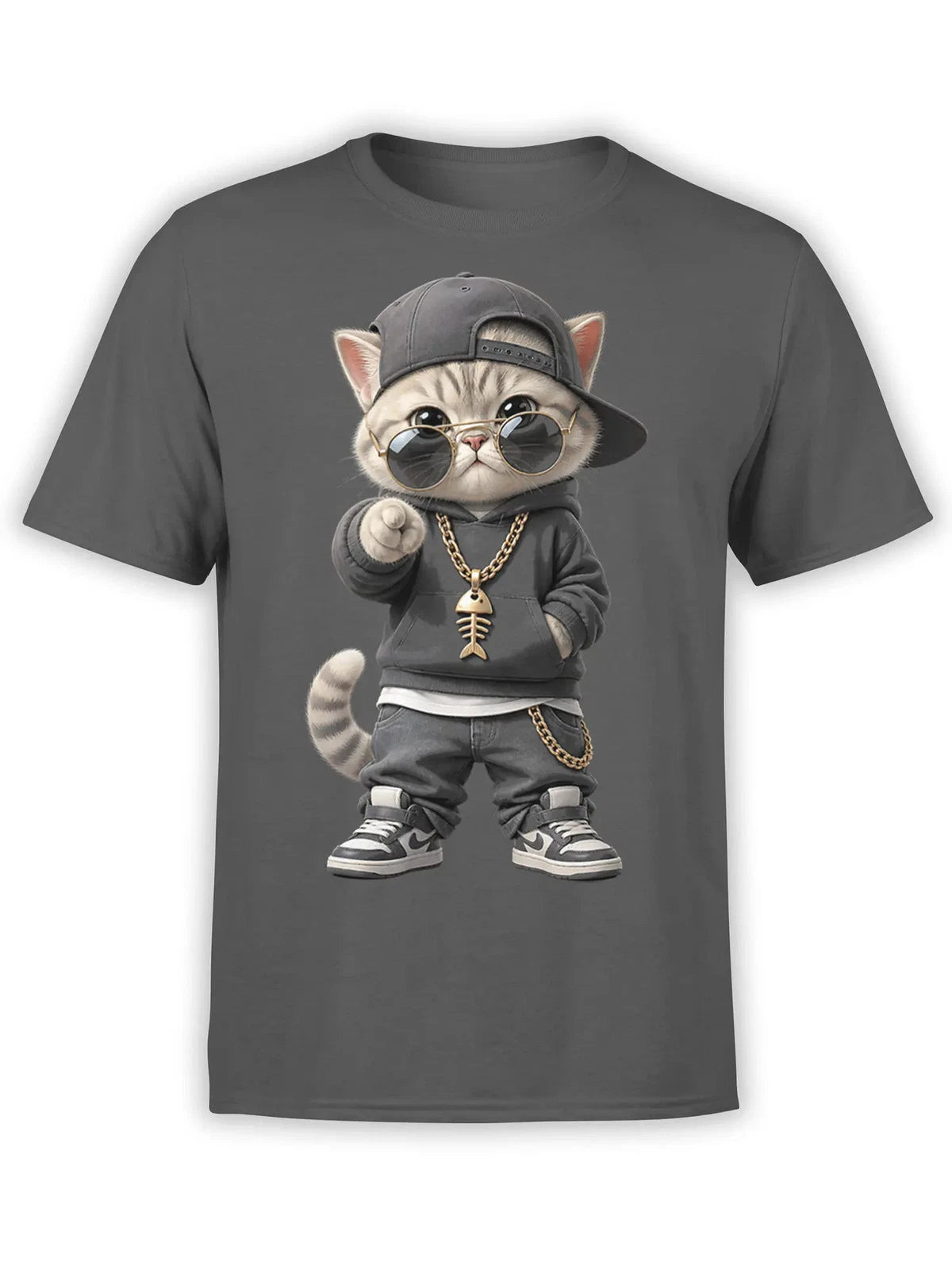Streetwise Kitten Cat T-Shirt | Unisex