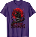Off to Commit Shenanigans Funny Dark Fantasy Frog Meme Unisex T-Shirt