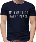 My Lit Is My Happy Place - T-Shirt - Funny Teen Sleeping Love Lazy
