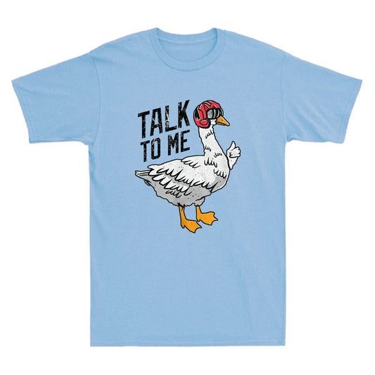 Talk To Me Goose Funny Goose Meme Vintage Men's T-Shirt   Lover Gift Tee