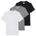 Farah T-Shirt - Farah Danny Regular Fit T-Shirt - F4KFD040 - Black, White, Grey