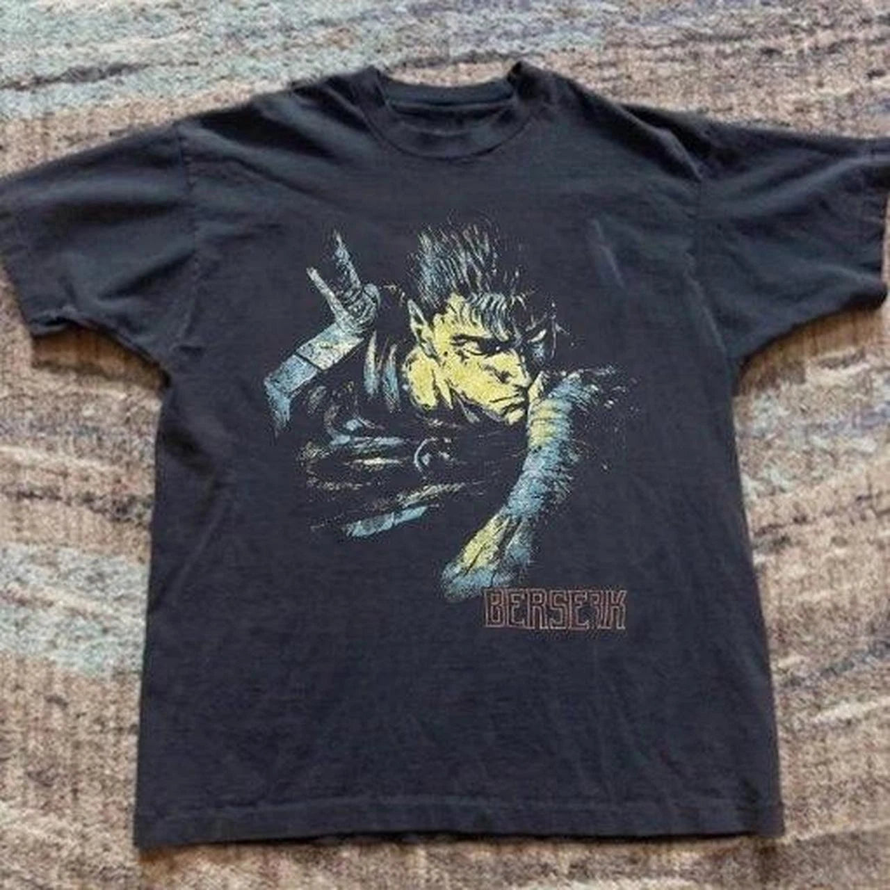 Berserk black anime t-shirt