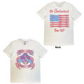 Bon Jovi  T-Shirt: The Brotherhood (White) (Back Print) OFFICIAL NEW