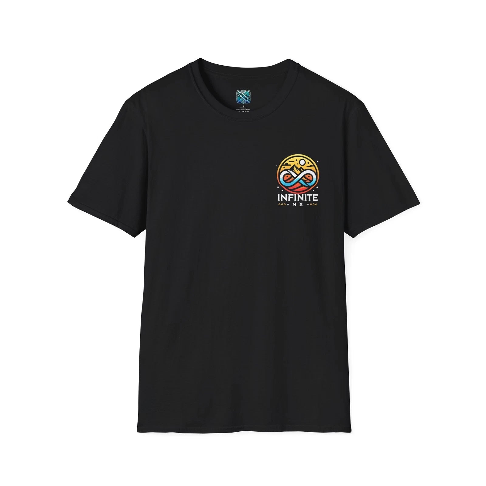 Infinite MX Circuit Unisex Softstyle T-Shirt - Modern Tech Vibe