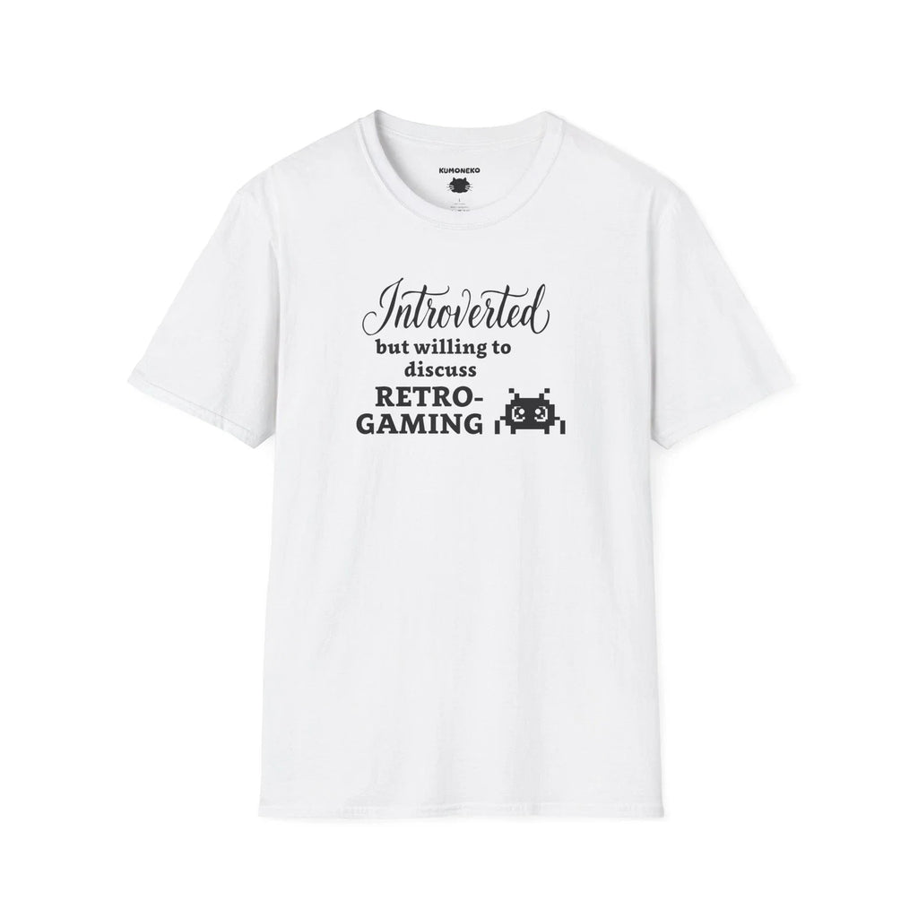 Introverted but willing to discuss retrogaming, funny gaming t-shirt