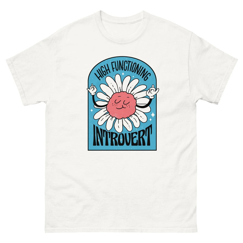 High functioning introvert - Antisocial Retro - T-Shirt Front Print