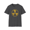 Radioactive Symbol T‑Shirt — Distressed Nuclear Hazard Graphic Tee