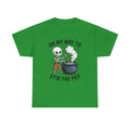 Skeleton Stirring Cauldron Tee | On My Way to Stir the Pot