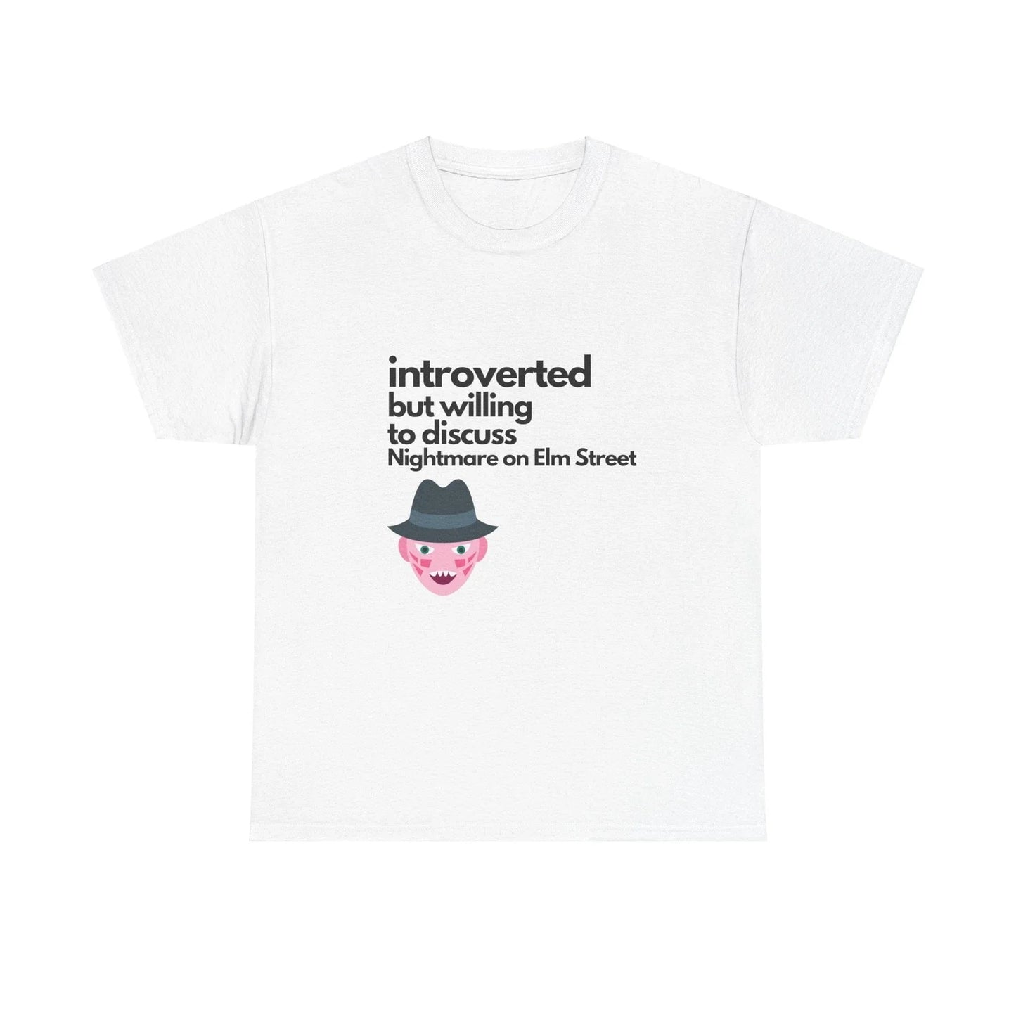Introverted But Willing To Discuss Nightmare on Elm Street Tee