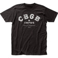 CBGB distressed logo t-shirt, classic punk club tee, black unisex mens shirt