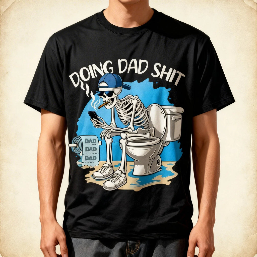 Doing Dad S Dad Joke Skeleton Dad Funny Dad Father's Day T-Shirt