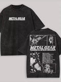 Metal Gear Solid Tshirt Shirt Retro Black XL - PlayStation Gift Gaming