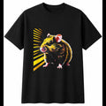 Graphic Hamster Sunbeams Cute Mens T-Shirt Black 100% Cotton Novelty Kawaii