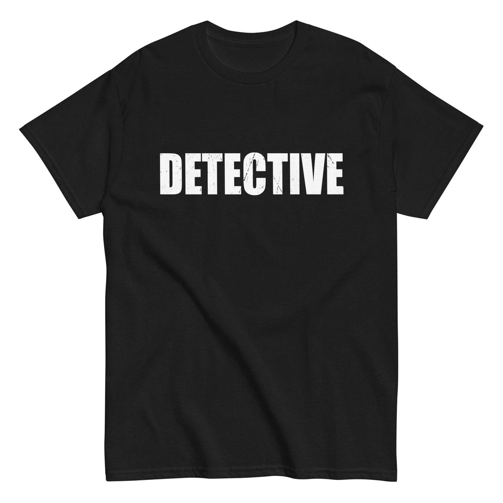 Detective Funny Cute Lazy Easy Simple DIY Halloween Costume T-Shirt New Graphic
