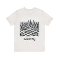 6ixcity Tee - Urban Cityscape Unisex Jersey Shirt Sleeve T-Shirt