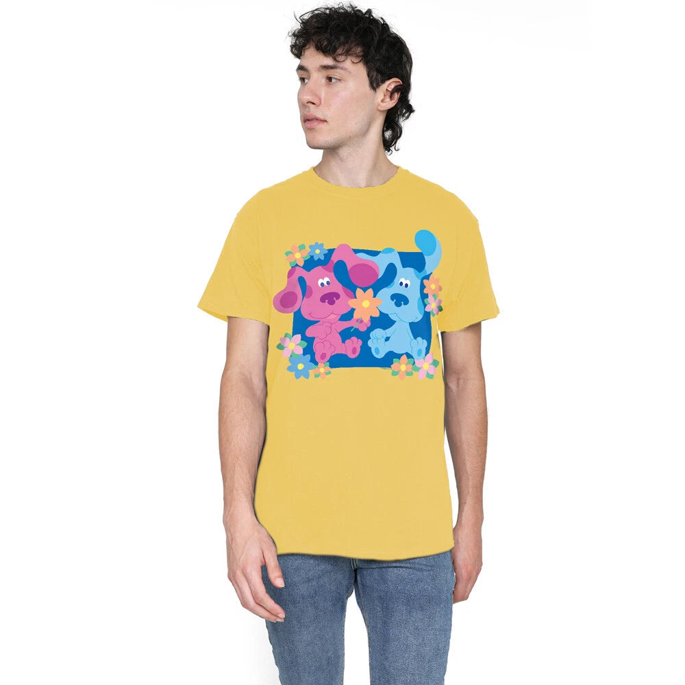 Blues Clues (Classic) Magenta And Flowers T-Shirt, Banana
