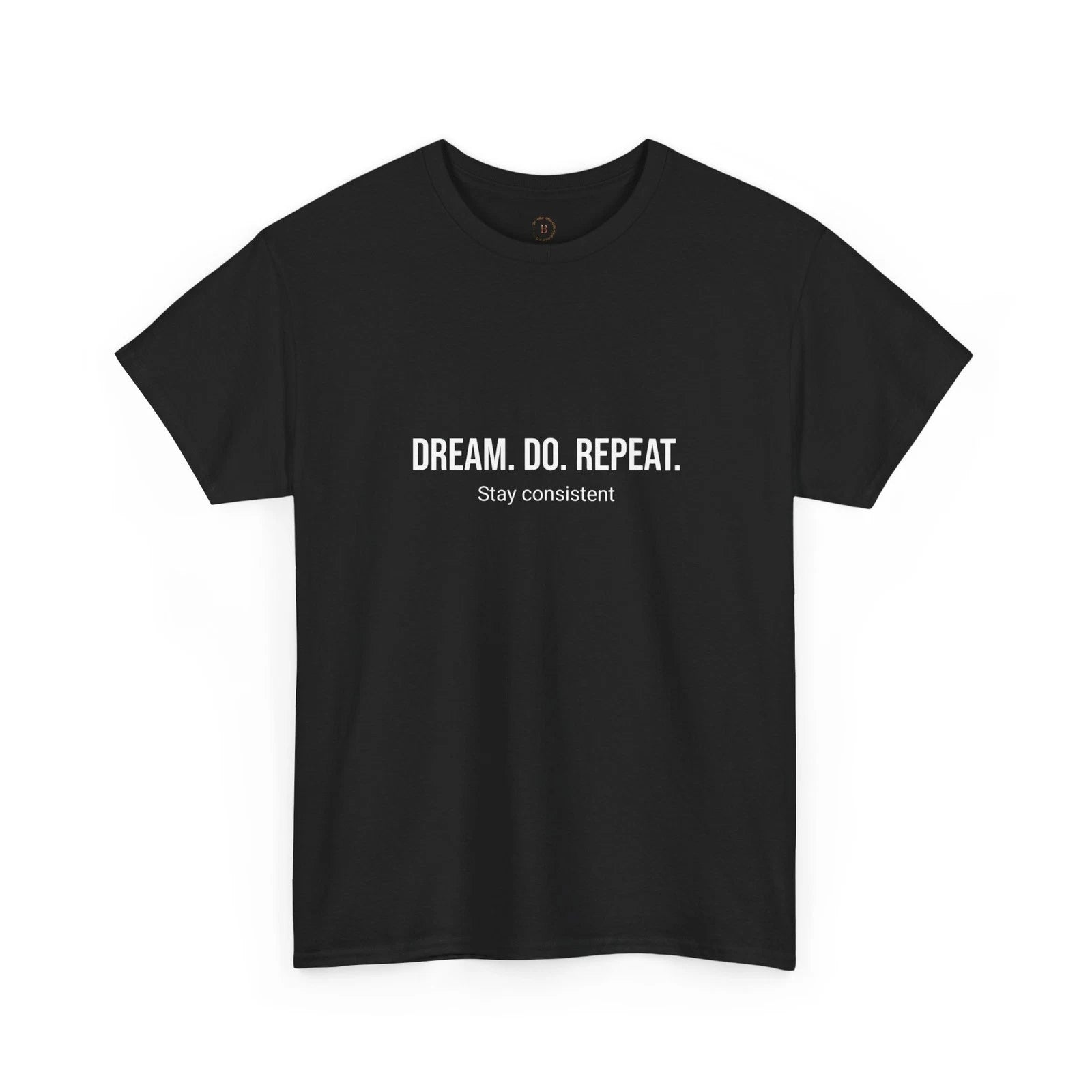Minimalist Unisex Motivational Tee  | HueCov - Dream. Do. Repeat