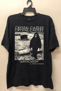 Limited Crystal Castles 90s Music Band Crystal Castles Merch Oversized Alice Tee (1)