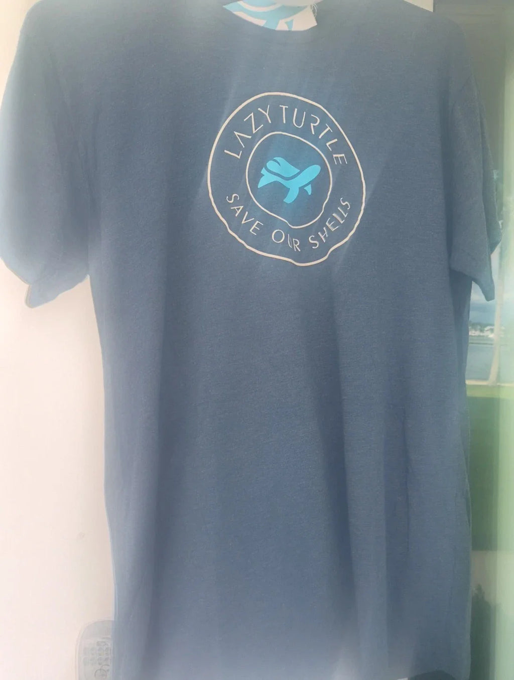 Lazy Turtle Save Our Shells Graphic T-Shirt