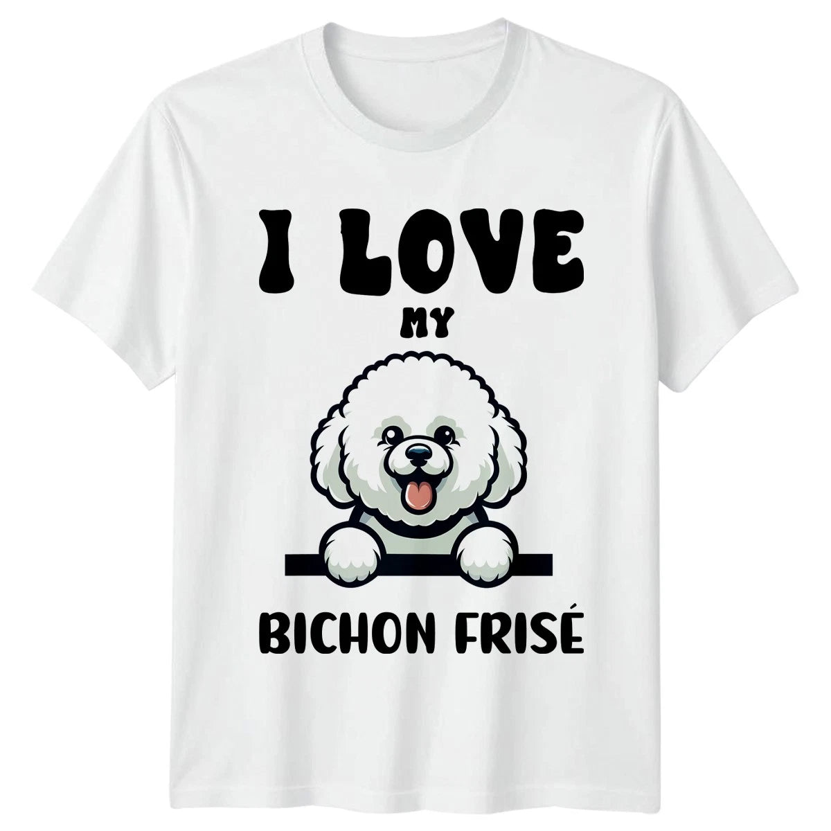 I Love My Bichon Frise T-Shirt Dog Lover Gift For Him Her