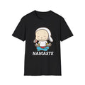 Cute Meditation Bunny Unisex Softstyle T-Shirt - Relaxing Vibes